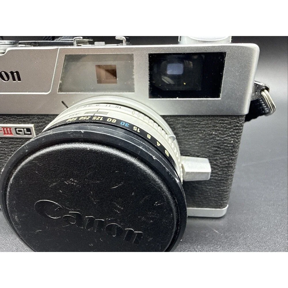 Vtg Canon Canonet QL17 G-lll QL 40mm Film Camera Rangefinder